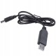 Кабель живлення для роутера USB to DC 5.5мм на 2.1мм 5V to 12V з перетворювачем (підвищує платою)