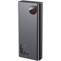 Повербанк портативний акумулятор Power bank  Baseus Adaman Metal Digital Display 65W 20000 mAh Black PPIMDA-D01