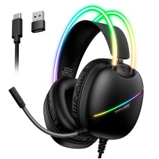 Дротові навушники Onikuma X33 wired gaming headphones RGB Black