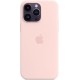 Чохол Silicone для iPhone 14 Pro Premium Case MagSafe Chalk Pink