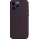 Чохол Silicone для iPhone 14 Pro Max Premium Case MagSafe Elderberry 