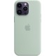 Чохол Silicone для iPhone 14 Plus Premium Case MagSafe Succulent 