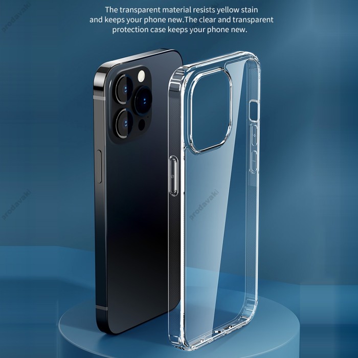 Чохол прозорий ROCK Pure Series для iPhone 15
