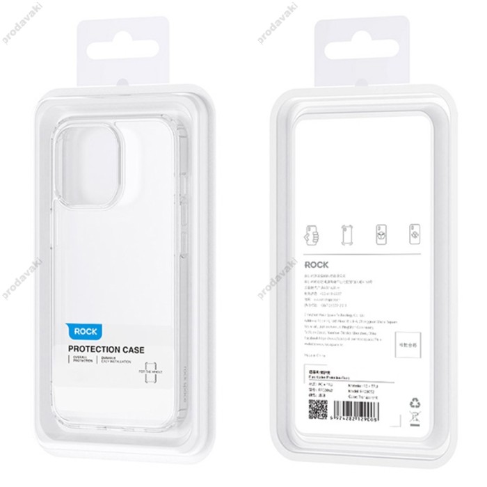 Чохол прозорий ROCK Pure Series для iPhone 15